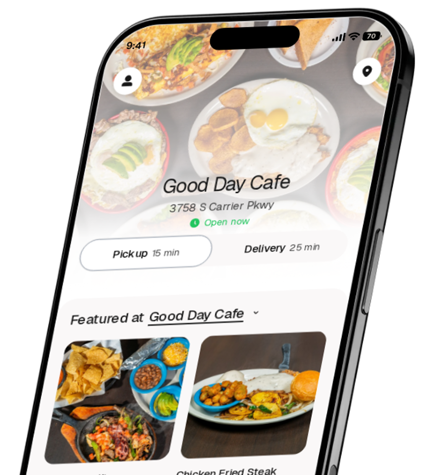 Good Day Cafe app preview