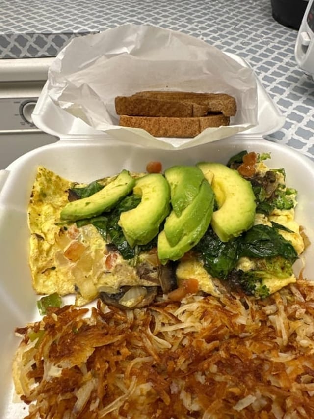 Veggie Omelette.
