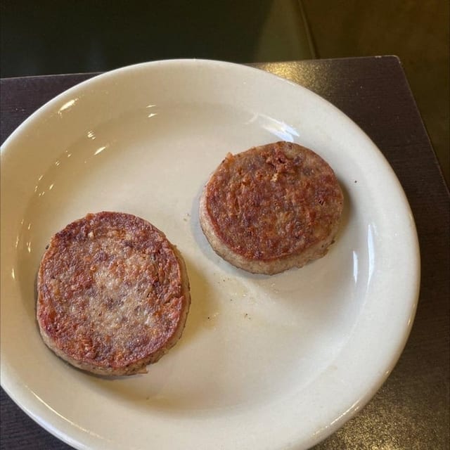 2 Sausage Patties.