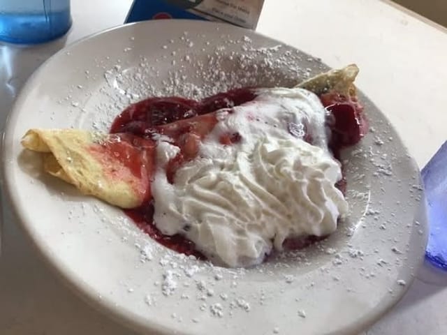 Blintz or Nutella Crepes Combo.